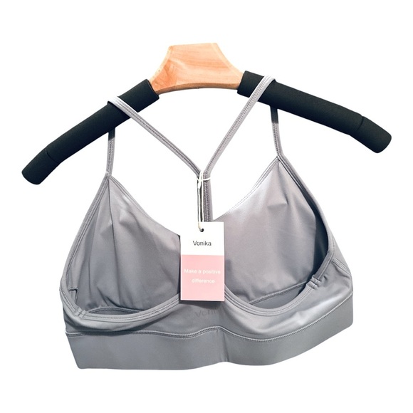 Vonika Light Support Y-Back Sports Bra | Size XXL | Blue | New with Tag - Picture 3 of 5